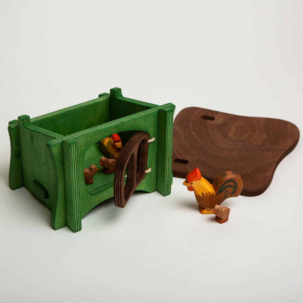 Rabbit Geese/Hutch - Ostheimer Wooden Toys - The Acorn Store - Décor