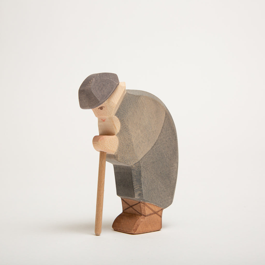 Shepherd Bowing - Ostheimer Wooden Toys - The Acorn Store - Décor