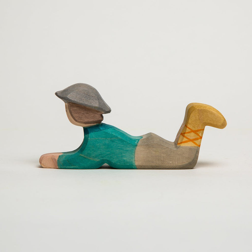 Shepherd Lying - Ostheimer Wooden Toys - The Acorn Store - Décor