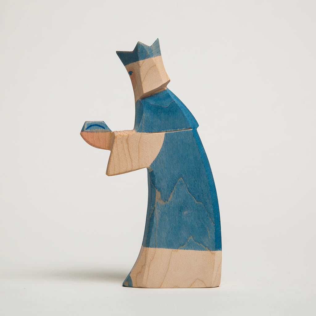 King Blue - Ostheimer Wooden Toys - The Acorn Store - Décor