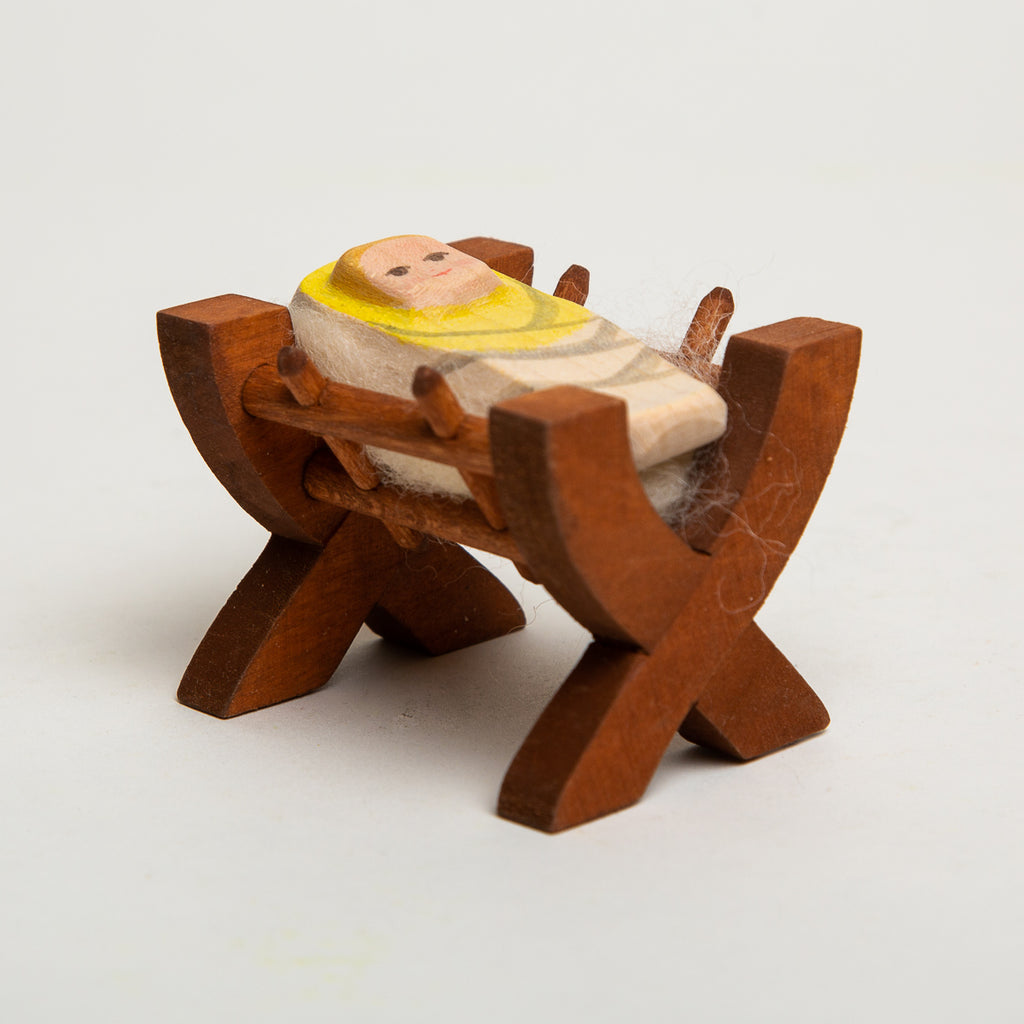 Child in Crib II - Ostheimer Wooden Toys - The Acorn Store - Décor