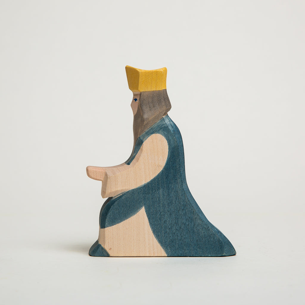 King Blue II - Ostheimer Wooden Toys - The Acorn Store - Décor