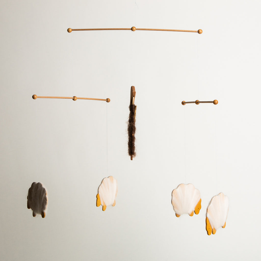 Mobile Shepherd - Ostheimer Wooden Toys - The Acorn Store - Décor