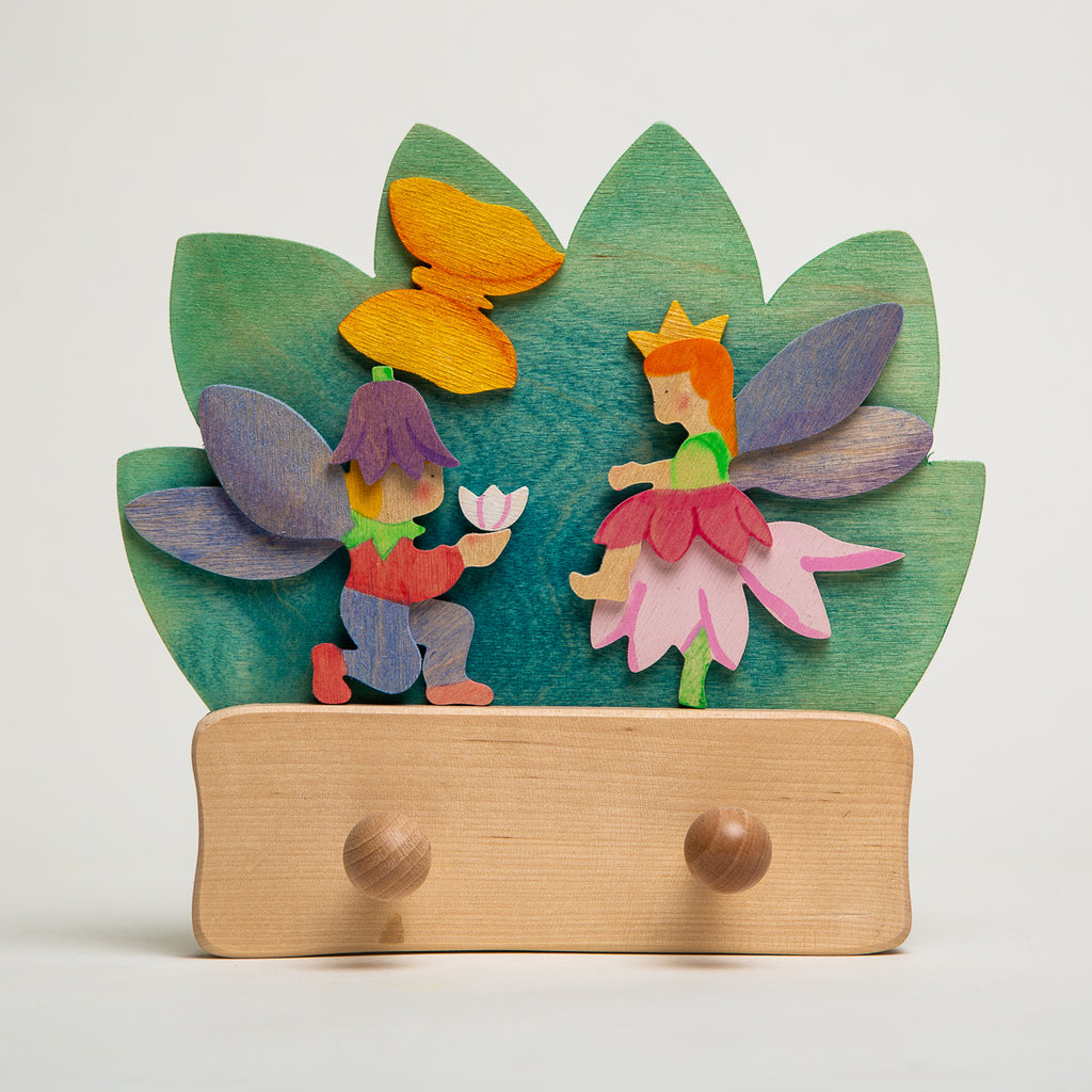 Fairy Coat Rack - Ostheimer Wooden Toys - The Acorn Store - Décor