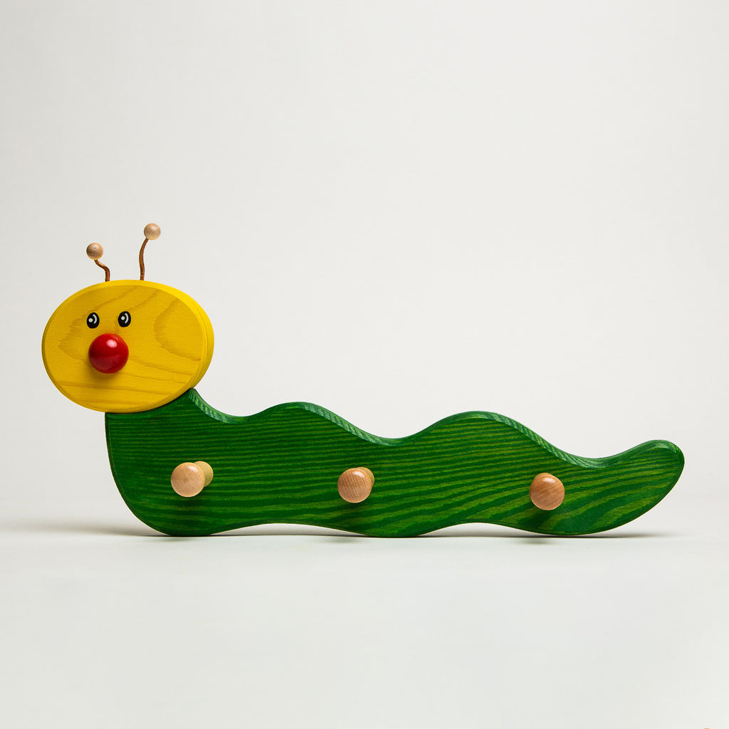 Worm Coat Rack - Ostheimer Wooden Toys - The Acorn Store - Décor