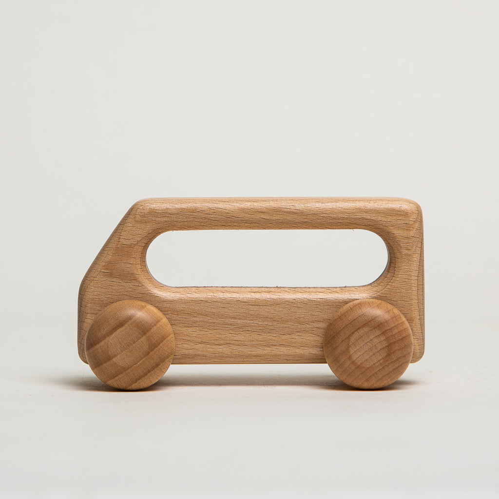 Bus Small Natural - Ostheimer Wooden Toys - The Acorn Store - Décor