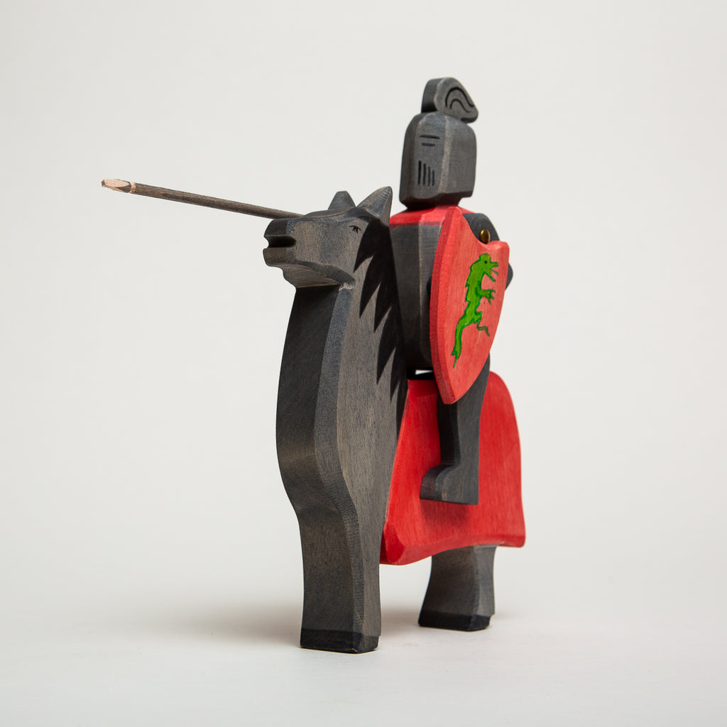 Horse-Black Knight - Ostheimer Wooden Toys - The Acorn Store - Décor